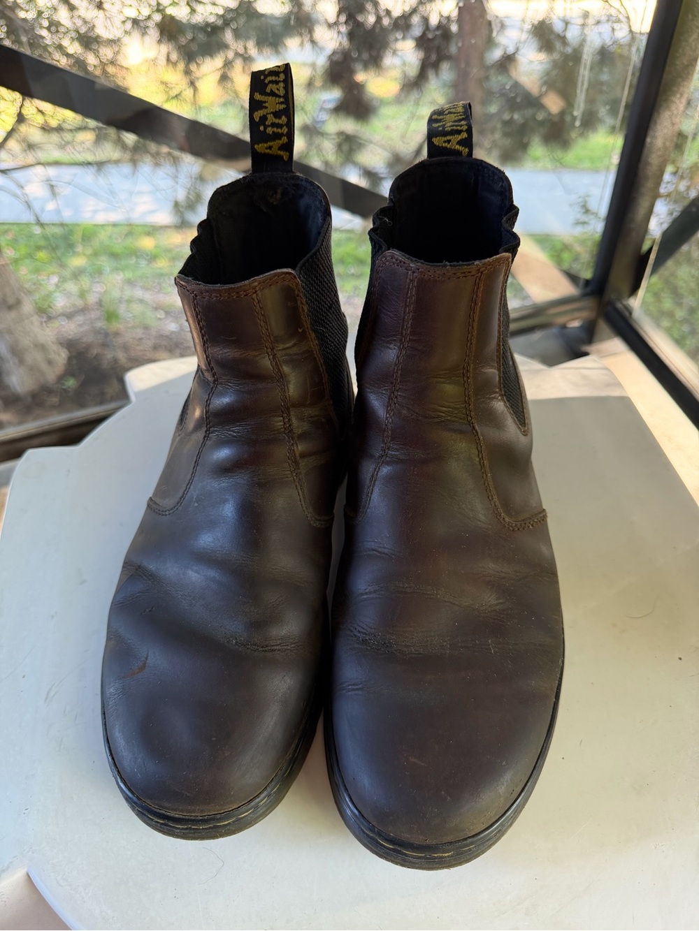 Dr. Martens Men’s Brown Leather Chelsea Boots